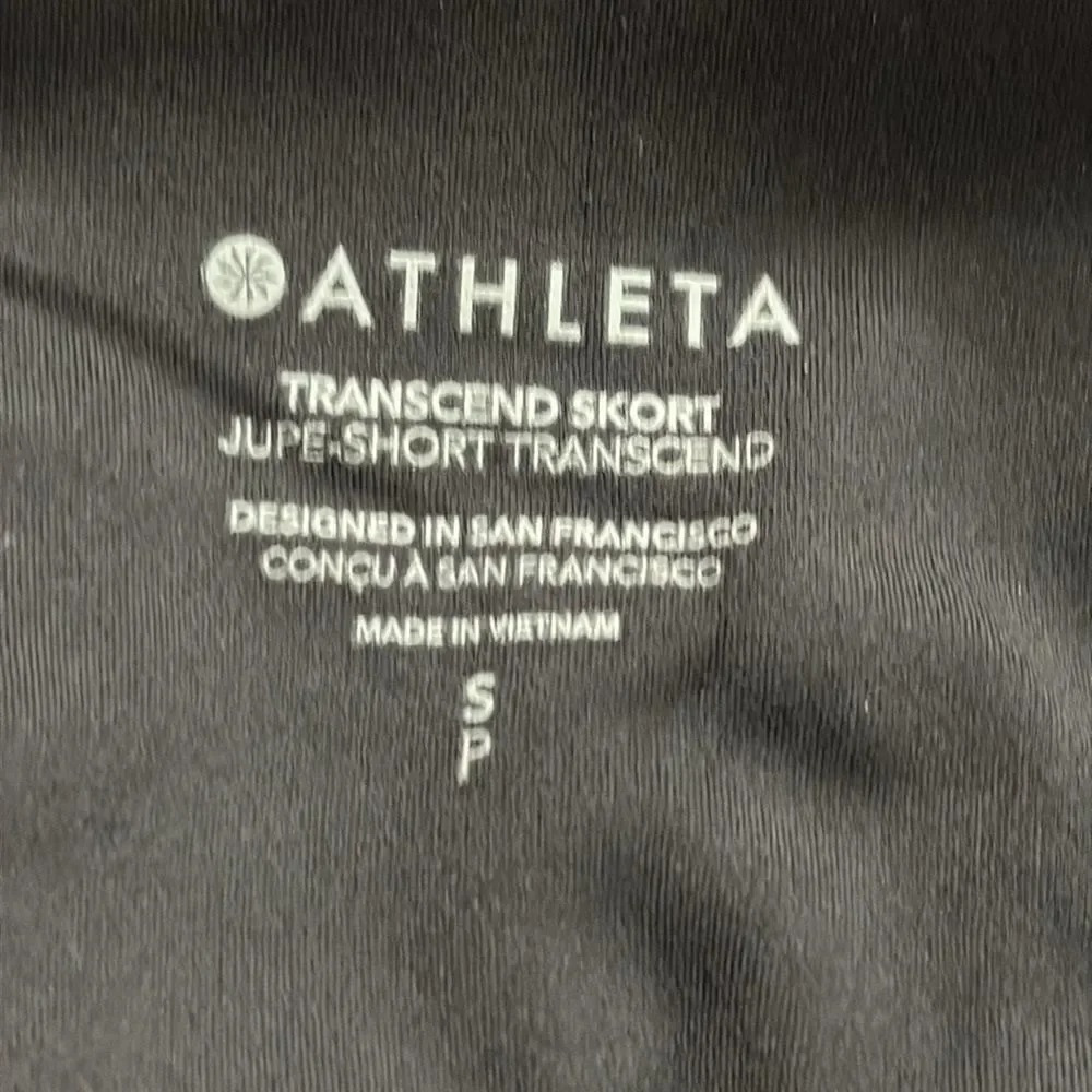 Athleta Black Transcend Skort Pencil Skirt Size SP‎